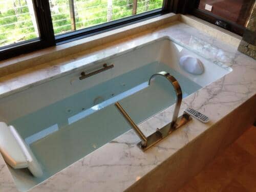 jetted remotely controlled tub